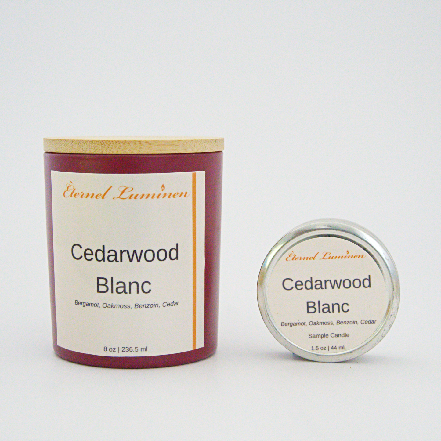 Cedarwood Blanc Sample Candle