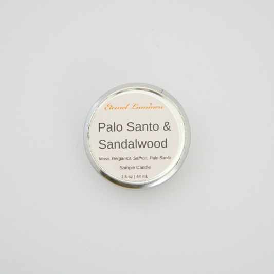 Palo Santo & Sandalwood Sample Candle