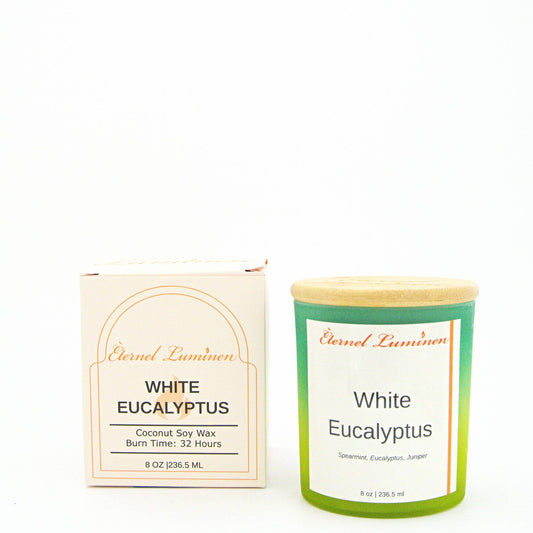 White Eucalyptus Candle