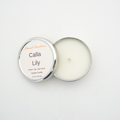 Calla Lily Sample Candle