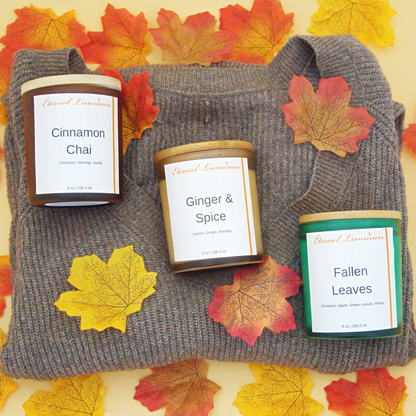 Fallen Leaves Candle