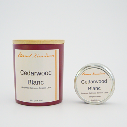 Cedarwood Blanc Sample Candle