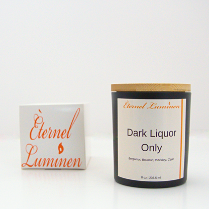 Dark Liquor Only Candle