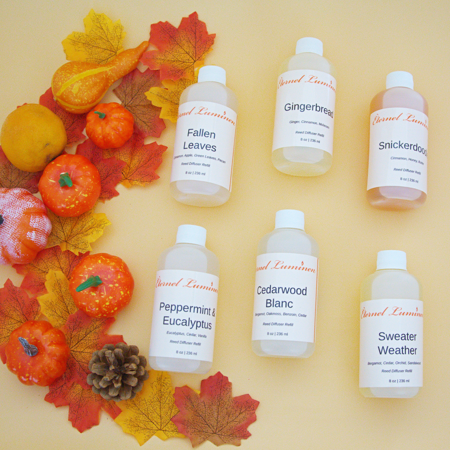 Fallen Leaves Reed Diffuser Refill