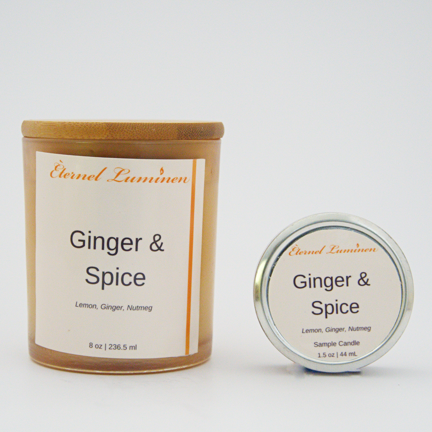 Ginger & Spice Sample Candle