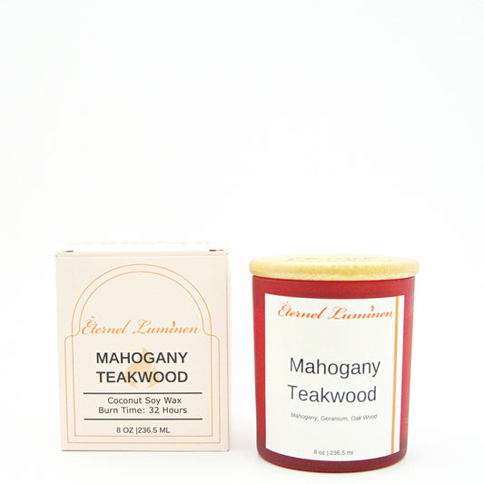 Mahogany Teakwood Candle