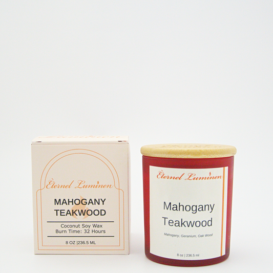 Mahogany Teakwood Candle