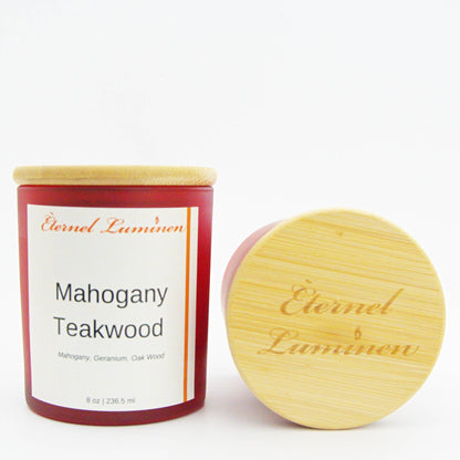 Mahogany Teakwood Candle