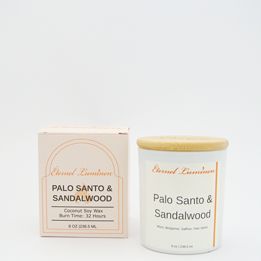 Palo Santo & Sandalwood Candle