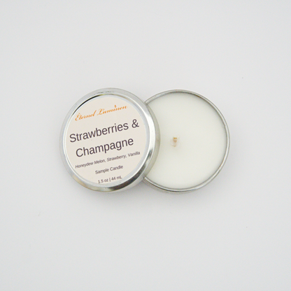 Strawberries & Champagne Sample Candle