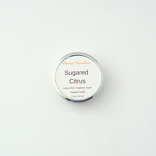 Sugared Citrus Sample Candle