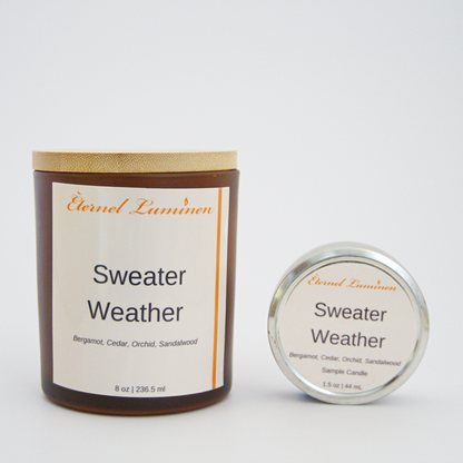 Sweater Weather Sample Candle